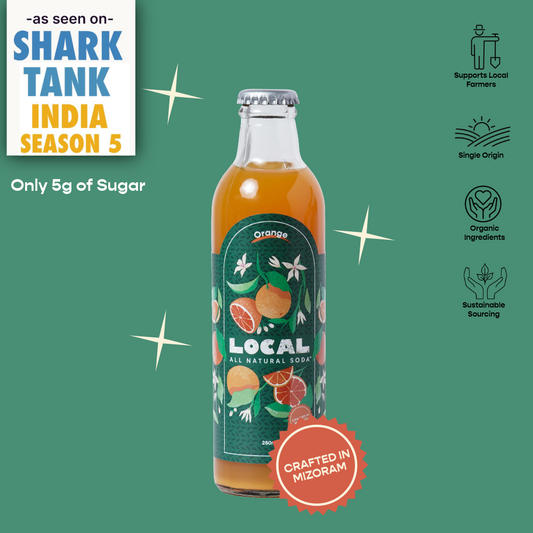 Orange Soda - 6 pack of 250ml bottles