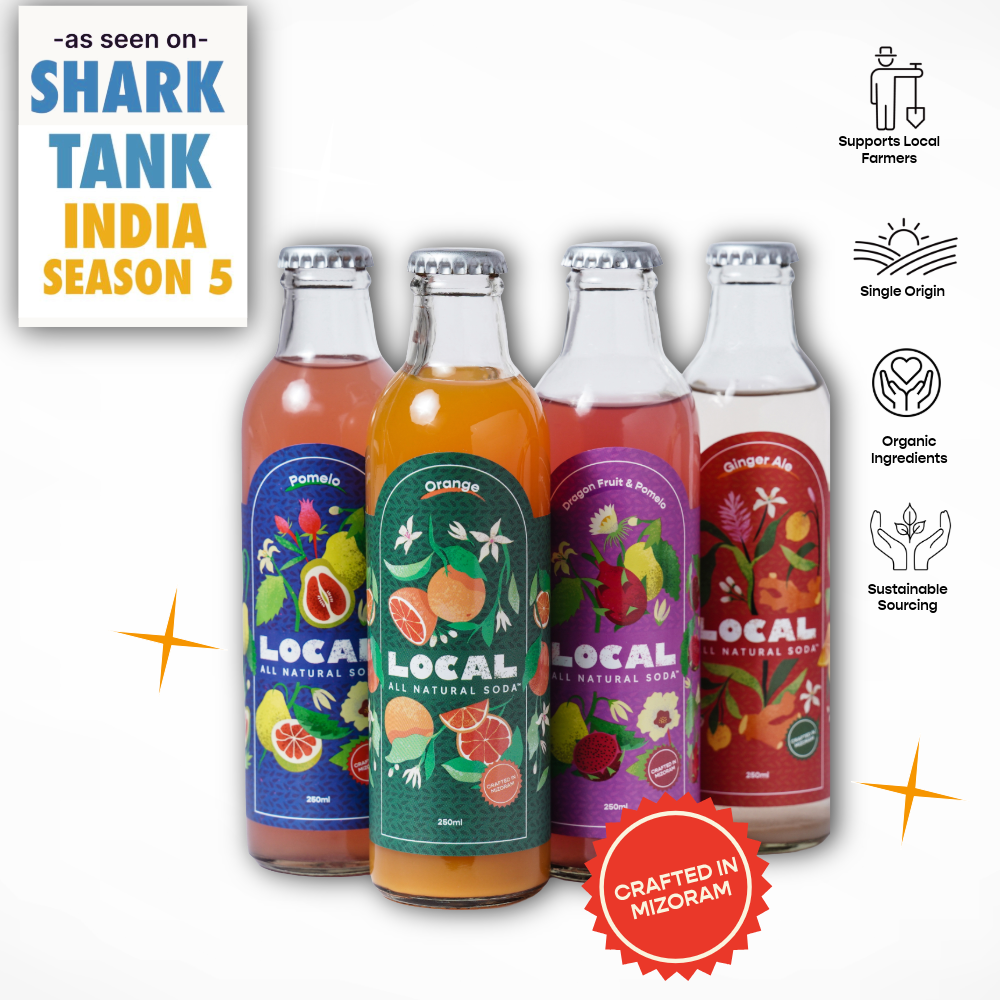 Local All Natural Soda Variety Pack