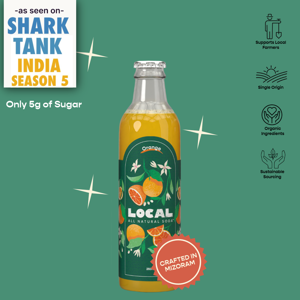 2. Orange Soda - 6 pack of 250ml bottles