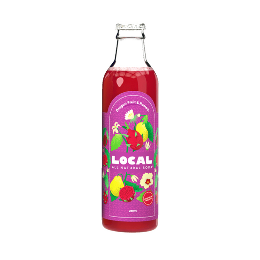 Dragon Fruit Pomelo Soda - 6 pack of 250ml bottles