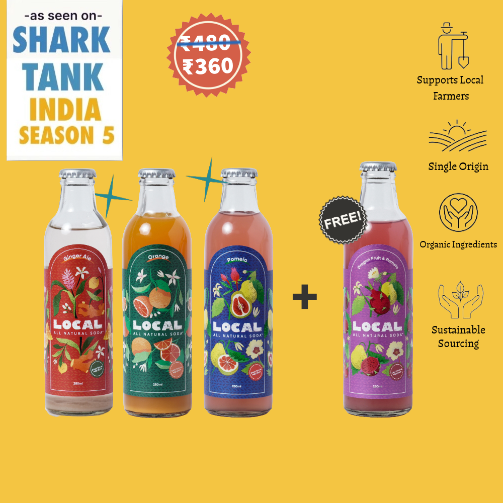 Local All Natural Soda Trial pack